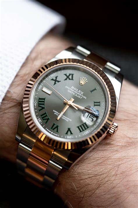 rolex wimbledon 41mm rose gold|Rolex datejust 41 Wimbledon price.